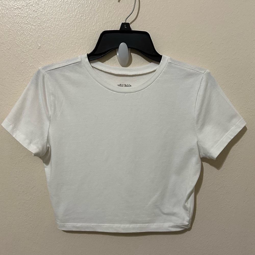 White cropped Tshirt